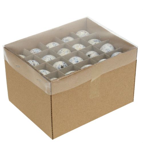 kohteita Viiriäisen munat valkoiset marmoroidut 3,5cm - 4cm 50 kpl