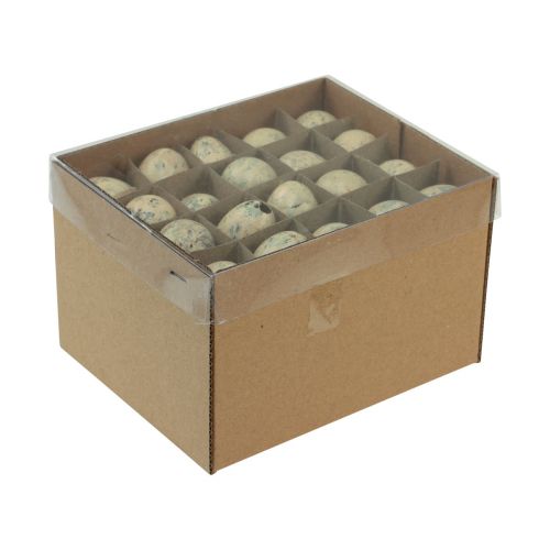 Floristik24 Viiriäisenmuna koriste Pääsiäispuhallettu munakerma 3cm 50 kpl