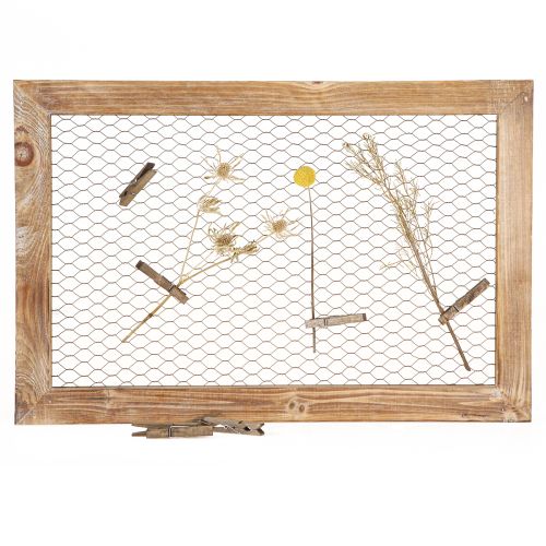 kohteita Seinäkoristelu Puu Metalli Maalaismainen sisustus Ruskea 40x60cm