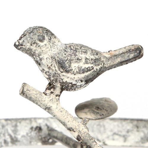 kohteita Tuoteteline metalli ruosteenharmaa koristeripustimiin Ø24cm K49cm