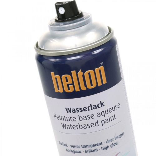 Floristik24 Belton-vapaa vesiohenteinen lakka korkeakiiltoinen kirkas lakkaspray 400ml