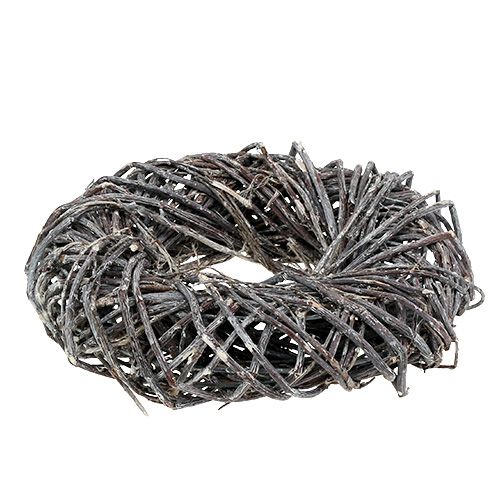 Floristik24 Paju seppele Ø28cm harmaa, pesty