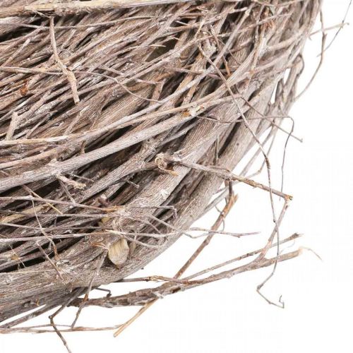 Floristik24 Valkoinen pajuseppele koristeellinen seppele seppele pöytäseppele Ø30cm