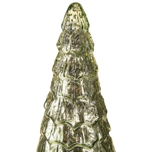 kohteita Joulukuusi LED-valaistuksella, vintage-vihreä, kulta, 38 cm