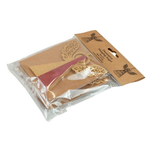 kohteita Paperi enkeli Jouluenkeli koristelu viininpunainen pinkki H12cm 4kpl