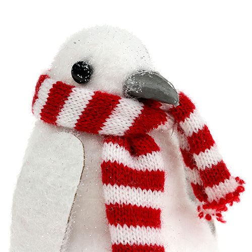 kohteita Joulukoriste pingviini 11cm valkoinen 3kpl