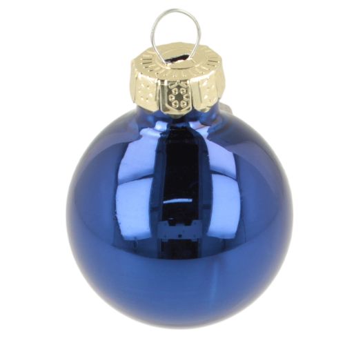 Mini joulupallosetti lasikoriste kuusenoksille 3 cm 22 kpl | Floristik24.fi