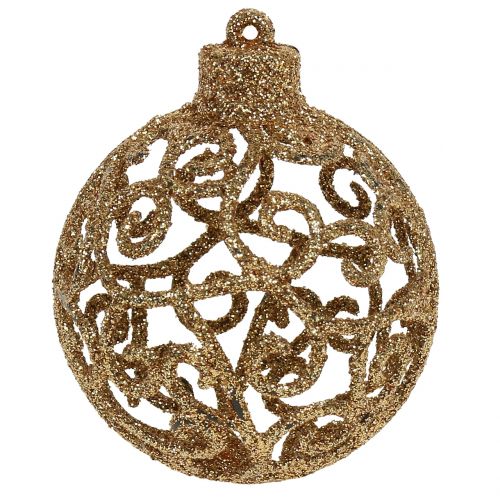 Floristik24 Joulupallo kulta Ø6cm 16 kpl