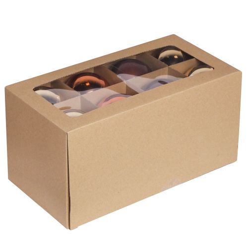 kohteita Joulupallot kullanruskeat sekoituslasipallot Ø7,5cm 12 kpl