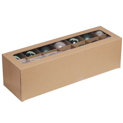 kohteita Joulupallot vihreät harmaat lasikuuset Ø6cm 24 kpl