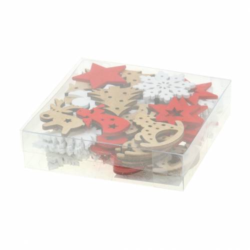 Floristik24 Scatter koristeet Joulun lajitelma puu 72 kpl