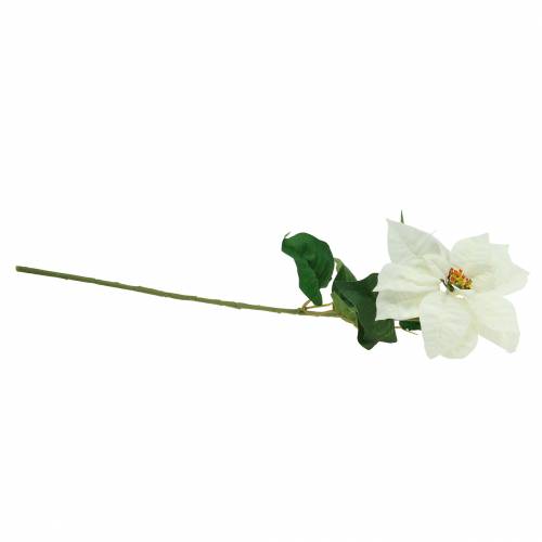 Floristik24 Joulutähti tekokukka valkoinen 67cm