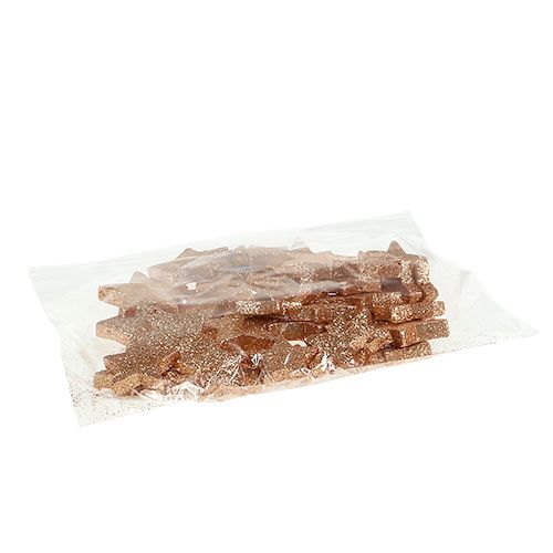 Floristik24 Joulutähdet kupariset glittertähdet sprinkle koristeet 40kpl