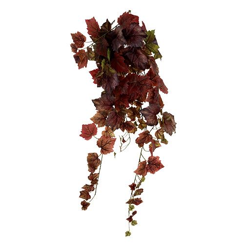 Floristik24 Vine Leaves ripustin vihreä, tummanpunainen 100cm
