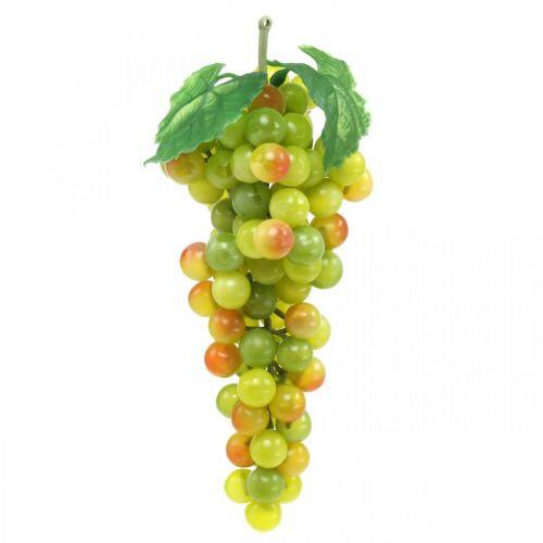 Deco viinirypäle vihreä keinotekoinen hedelmät ikkunan koristelu 22cm