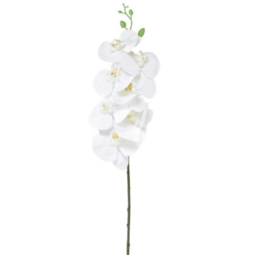 Floristik24 Valkoinen keinotekoinen orkidea Phalaenopsis Real Touch K83cm