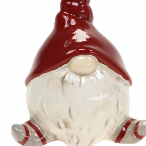 Floristik24 Joulukoristeita koristeellinen keraaminen tonttu 10cm 2kpl