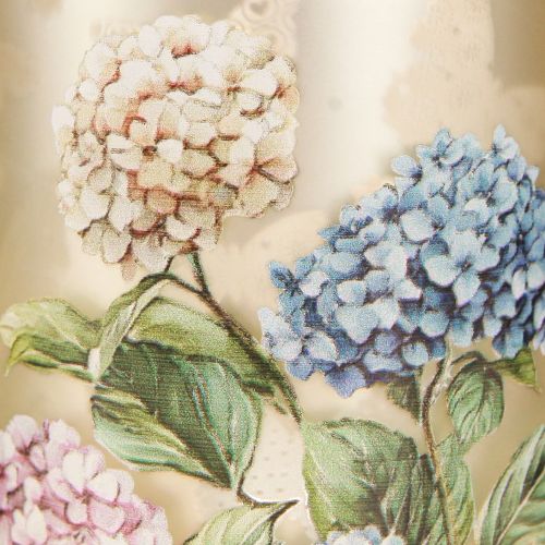 Floristik24 Koristeellinen lasilyhty kukkakuviolla tyylikkääseen sisustukseen, 8 cm, 4 kpl.