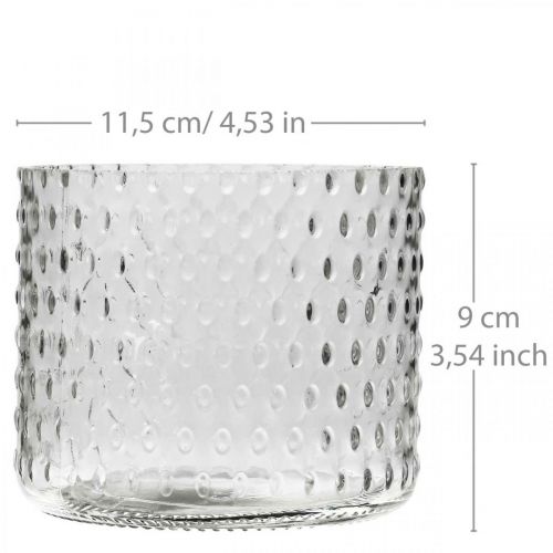 kohteita Lyhtylasi, kynttilälasi, kynttilänlasi Ø11,5cm K9,5cm