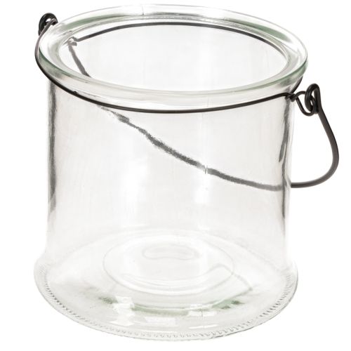 Lasinen riippuvalyhty Ø12cm K12.5cm 2 kpl | Floristik24.fi
