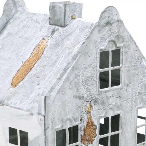 kohteita Majakkatuppiteline metallinen teekynttilätalo H26cm