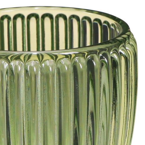 kohteita Lyhty kynttilänjalka lasi vihreä retro Ø7cm K7cm 6 kpl