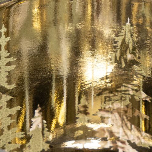 Lasinen tuikkupidike talvikuusen oksalla, 8 cm, 2 kpl | Floristik24.fi