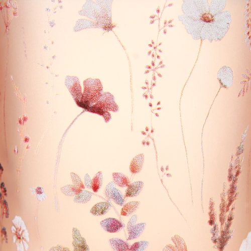 kohteita Elegantti kynttilänjalka, jossa herkkä kukkakuvio harmoniseen huoneen sisustukseen, 8 cm, 4 kpl