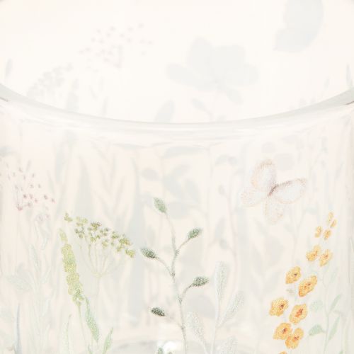 kohteita Elegantti perhoskuvioinen lyhty harmoniseen huonesisustukseen, 12,5 cm, 4 kpl