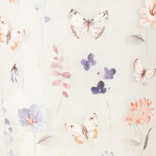 kohteita Koristeellinen lasilyhty perhoskuviolla tyylikkääseen sisustukseen, 8 cm, 4 kpl