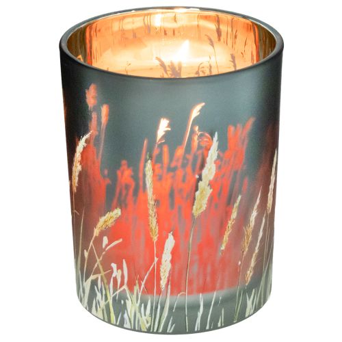 kohteita Elegantti koristeellinen lyhty, jossa ruohoaiheinen sisustuselementti, 12,5 cm, 2 kpl.