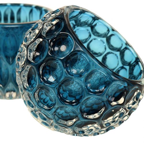 Floristik24 Lasilyhdyt tummansininen Ø8cm K6cm 2kpl