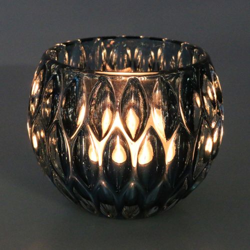 Floristik24 Lasi Lyhty Tummansininen Ø11,5cm K9cm