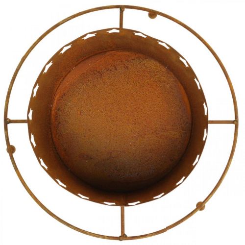 kohteita Lyhty tähdillä, Adventti, metalliseppeleteline, joulukoristeita patina Ø25cm