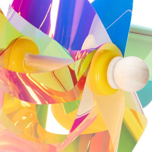 Floristik24 Tuulimyllyparveke, värikäs katseenvangitsija, kesäpuutarhan koriste, 75 cm