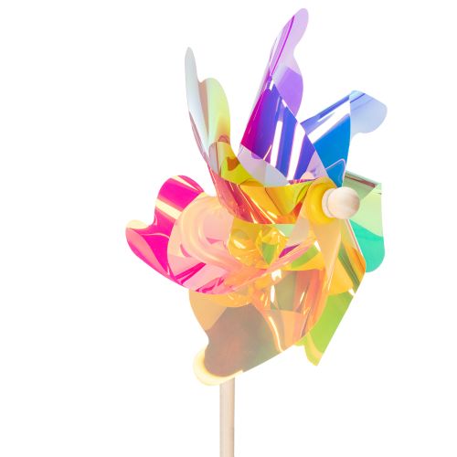 kohteita Tuulimyllyparveke, värikäs katseenvangitsija, kesäpuutarhan koriste, 75 cm