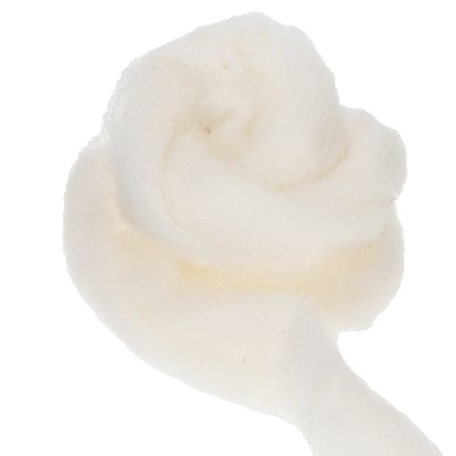 kohteita Valkoinen villanauha, 2m, koristevillaa askarteluun ja paketointiin