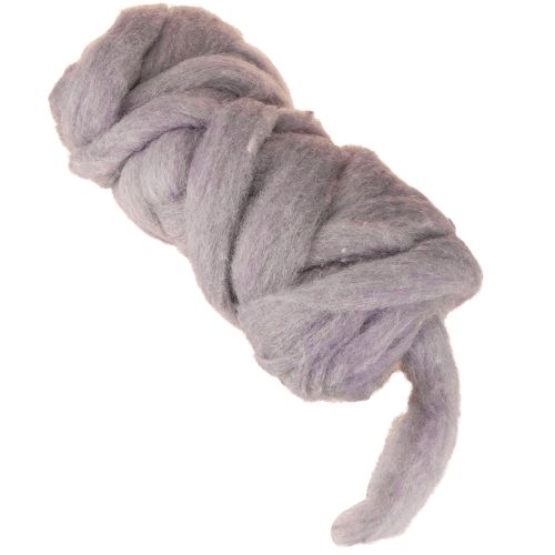 kohteita Vaaleanvioletti villanauha, 10 m, koristevillaa floristiikkaan ja askarteluun