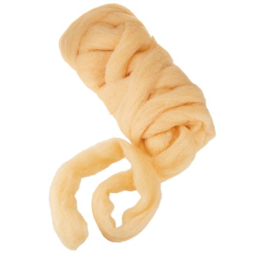 kohteita Villanauha, kermanoranssi, 10 m villaa seppeleisiin ja asetelmiin