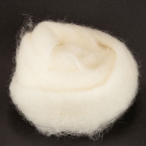 kohteita Valkoinen villanauha, 2m, koristevillaa askarteluun ja paketointiin