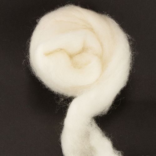 kohteita Valkoinen villanauha, 2m, koristevillaa askarteluun ja paketointiin