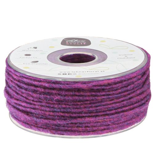 kohteita Violetti villanaru 3mm 100m