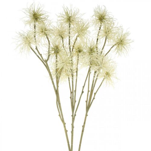 Xanthium tekokukkavoide syksyn koristelu 6 kukkaa 80cm 3kpl