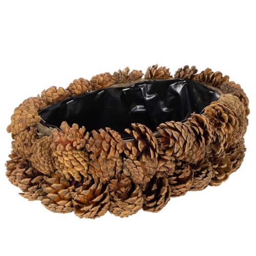Soikea männynkäpyruukku, 30 cm