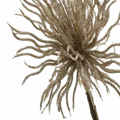 Floristik24 Keinotekoinen clematis-oksasamppanja glitterillä 32cm 5kpl