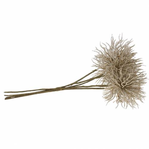 Floristik24 Keinotekoinen clematis-oksasamppanja glitterillä 32cm 5kpl