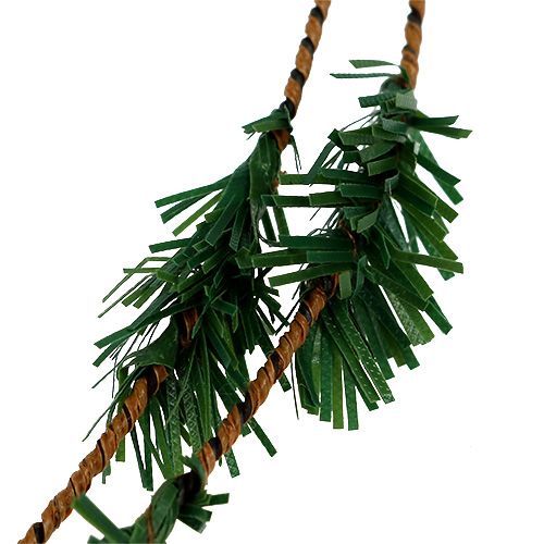 Floristik24 Cedar garland mini vihreä langalla 27m