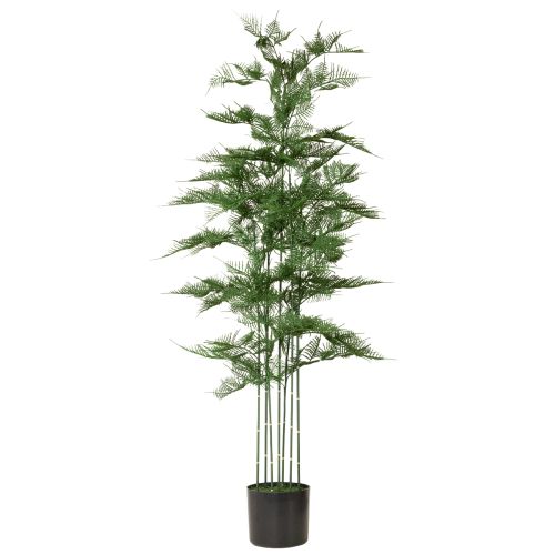 Keinotekoinen bambupuu, vihreä, 132 cm, huonekasvi | Floristik24.fi