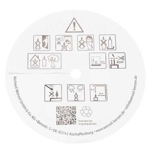 kohteita Sinkkiämpärissä oleva kynttilä tunnelmalliseen terassin ja parvekkeen koristeluun 15 cm