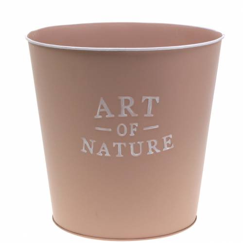kohteita Kukkaruukku sinkki istutuspöytä metalli vanha pinkki Ø22cm K21cm